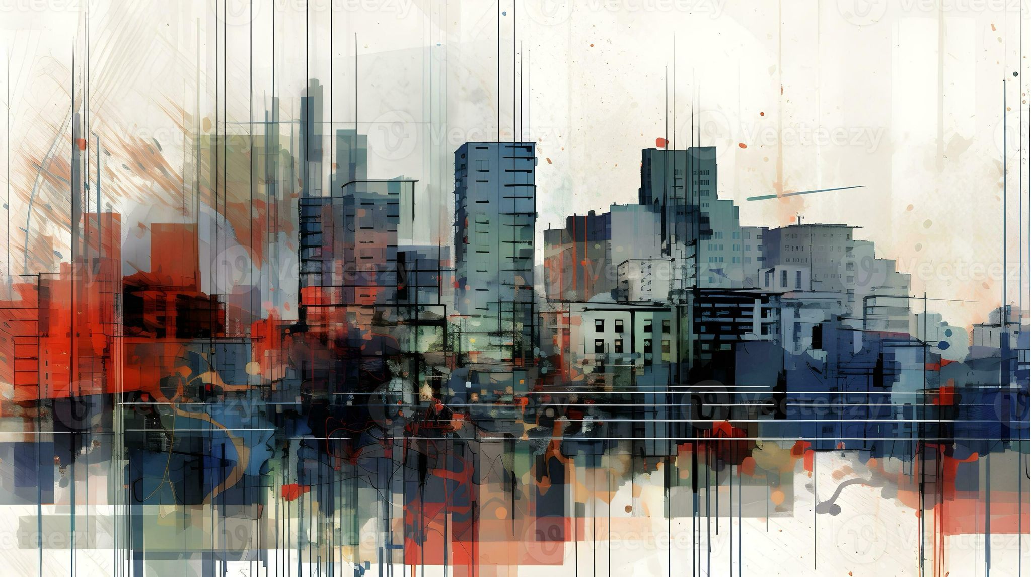 Abstract city